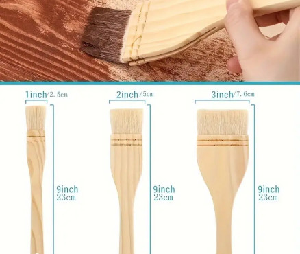 Πινέλo E-Bake με φυσική τρίχα - 5cm